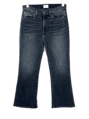 NWT Hudson high rise gray denim bootcut crop Blair Demetria jeans size 30 NEW